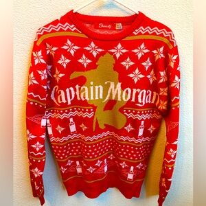 Captain Morgan Christmas Sweater Size Small